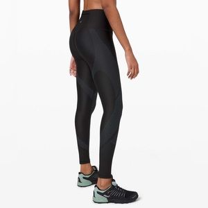 NWT Lululemon Mapped Out High-Rise Tight 28" Black / Iron Blue